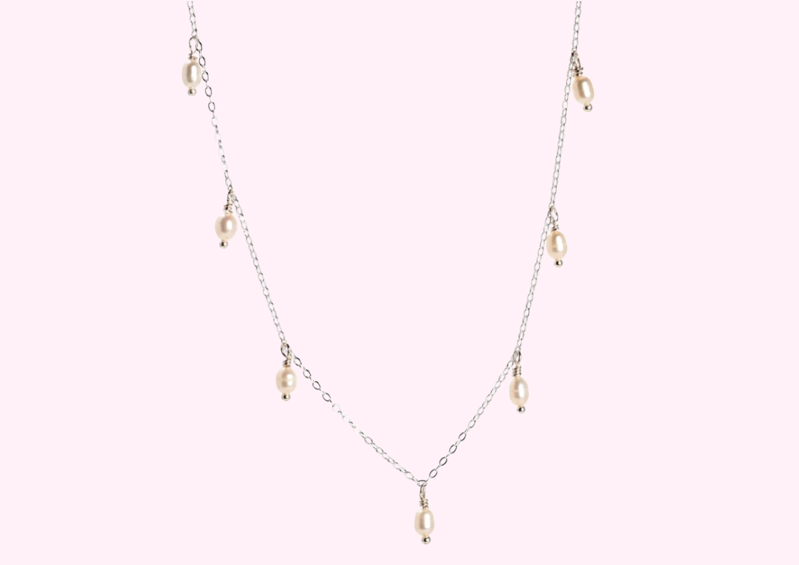Little Pearl Necklace 925S Sølv